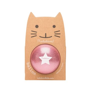 Pelota 15 cm Glitter Rosa