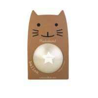 Pelota 15 cm Glitter Plata