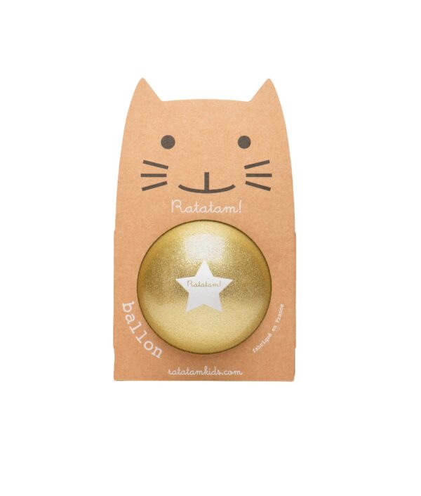 Pelota 15 cm Glitter Dorada
