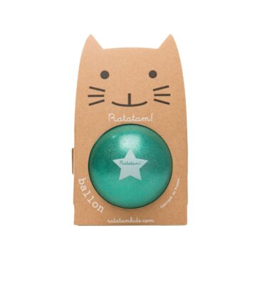 Pelota 15 cm Glitter Verde