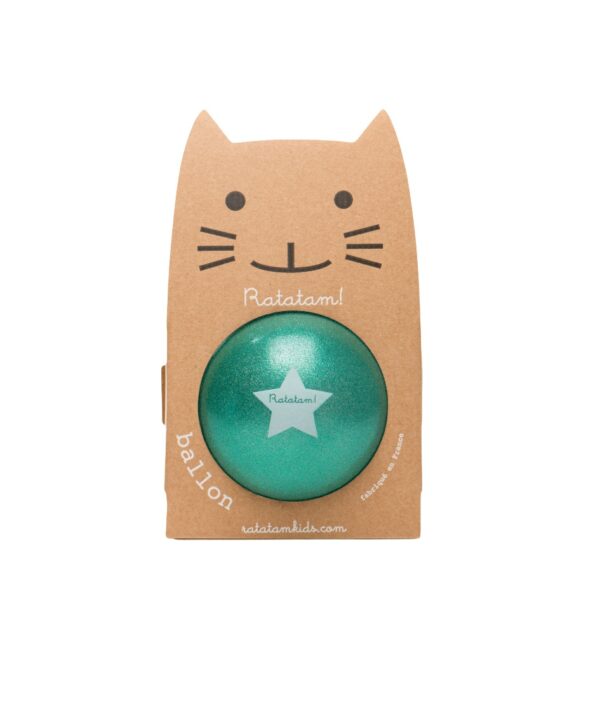 Pelota 15 cm Glitter Verde
