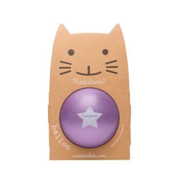 Pelota 15 cm Glitter Púrpura