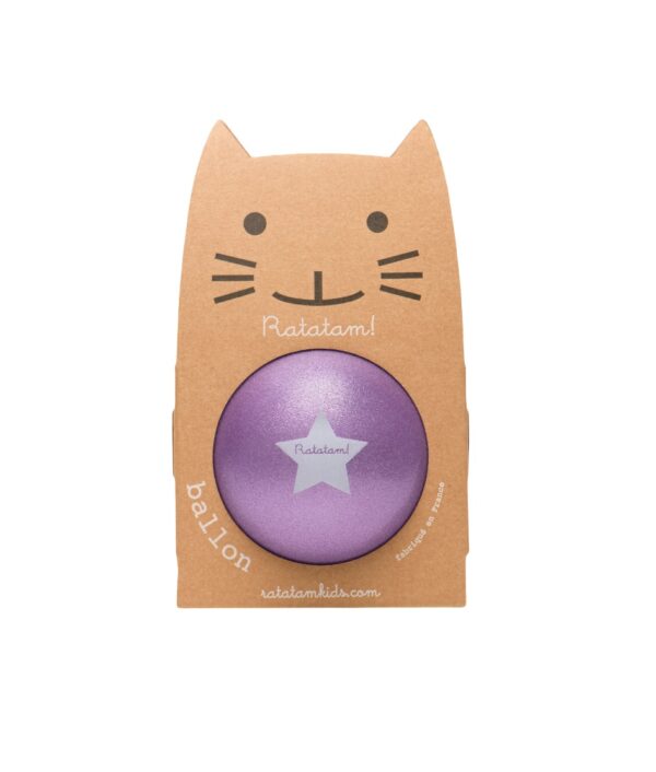 Pelota 15 cm Glitter Púrpura