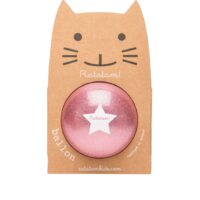 Pelota 22 cm Glitter Rosa