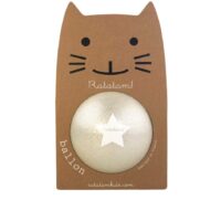 Pelota 22 cm Glitter Plata