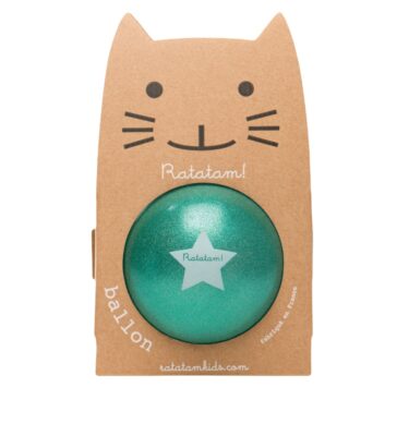 Pelota 22 cm Glitter Verde