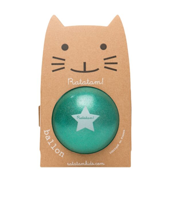 Pelota 22 cm Glitter Verde