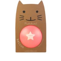 Pelota 22 cm Glitter Rosa Neón