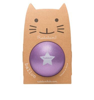 Pelota 22 cm Glitter Púrpura