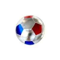 Pelota Tela Plateada Fútbol