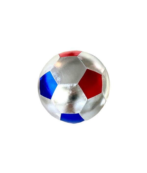 Pelota Tela Plateada Fútbol