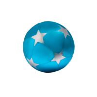 Pelota Tela Estrella Azul