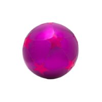 Pelota Tela Estrella Rosa