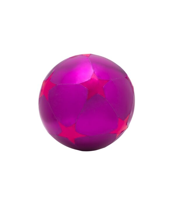 Pelota Tela Estrella Rosa
