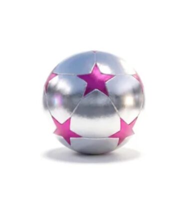Pelota Tela Estrella Púrpura