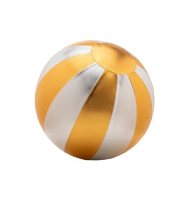 Pelota Tela Circo Dorada