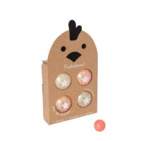 Juego de Pelotas Petanca Rosa y Plateada
