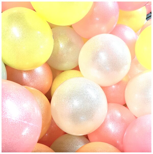 Pelota 15 cm Glitter Rosa - Imagen 2