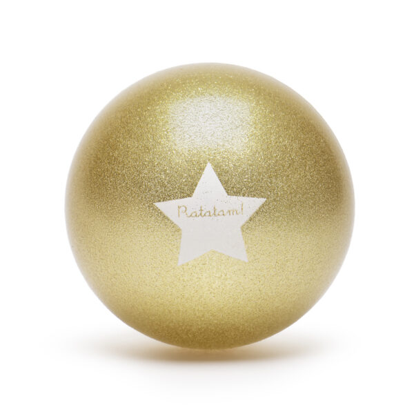 Pelota 22 cm Glitter Dorada - Imagen 8