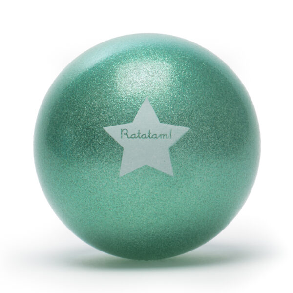 Pelota 22 cm Glitter Verde - Imagen 3