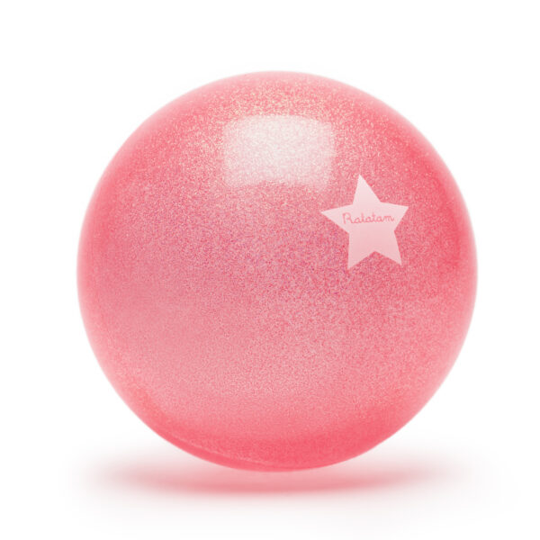 Pelota 22 cm Glitter Rosa Neón - Imagen 7