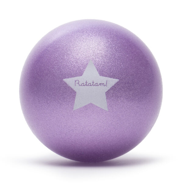 Pelota 22 cm Glitter Púrpura - Imagen 2