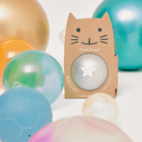 Pelota 15 cm Glitter Plata - Imagen 2