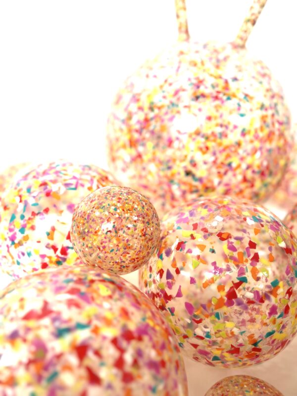 Pelota Confeti Multicolor 22 cm - Imagen 5