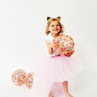 Pelota Confeti Multicolor 22 cm - Imagen 3