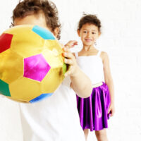 Pelota Tela Multicolor Fútbol - Imagen 2