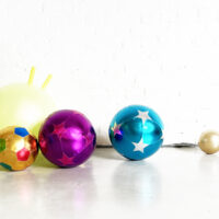 Pelota Tela Estrella Rosa - Imagen 2