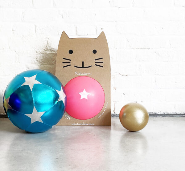 Pelota Tela Estrella Azul - Imagen 4