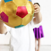 Pelota Tela Multicolor Fútbol - Imagen 3