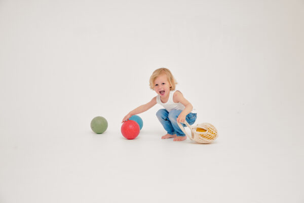 Pelota + bolsa de red azul - Imagen 4