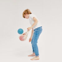 Pelota + bolsa de red azul - Imagen 6