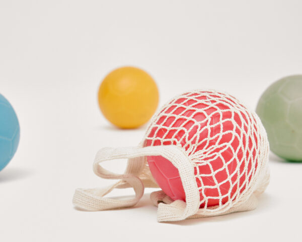 Pelota + bolsa de red Amarilla - Imagen 2