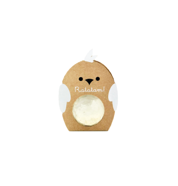Pelota saltarina pájaro blanco
