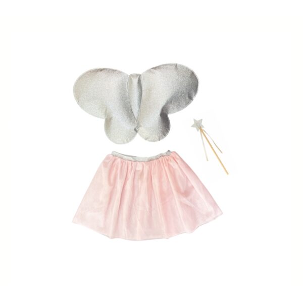 SET MARIPOSA ROSA/PLATA