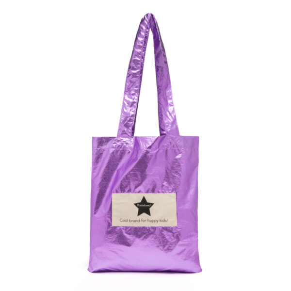 TOTE BAG METALIZADO PÚRPURA