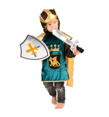 DISFRAZ CABALLERO TURQUESA