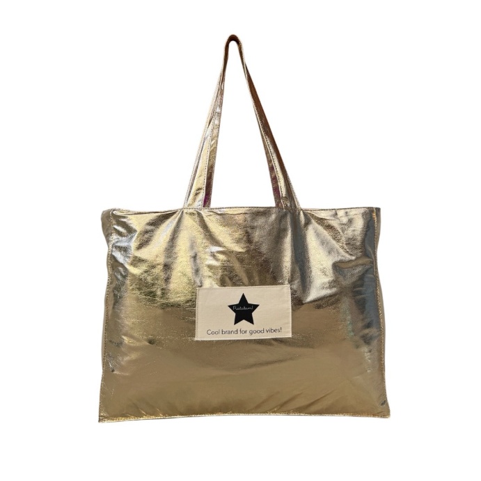 BOLSO METALIZADO DORADO