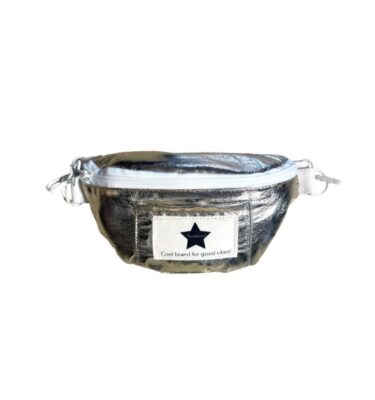 RIÑONERA METALIZADA DORADO