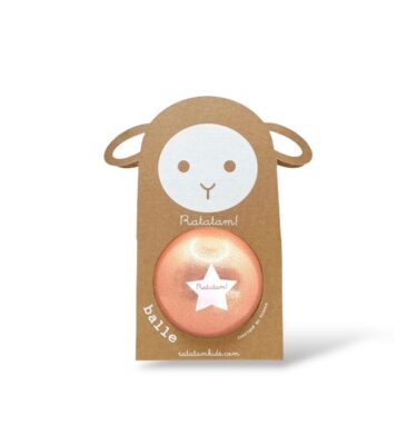 Pelota 10 cm Glitter Cobre