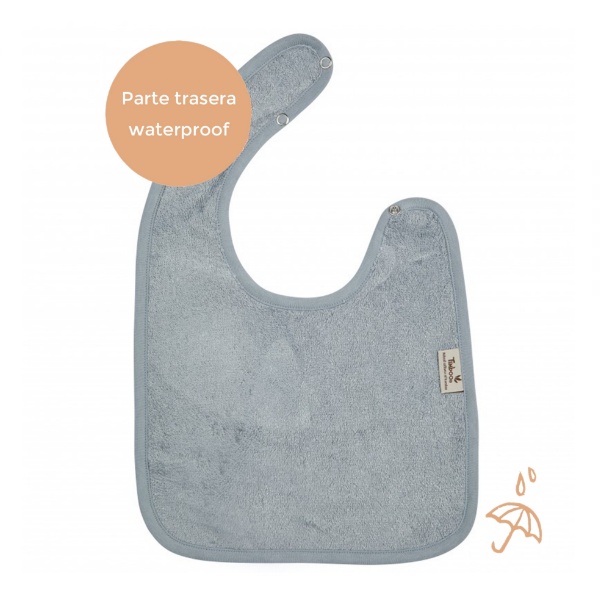 Babero Bebé Waterproof - Moon Blue