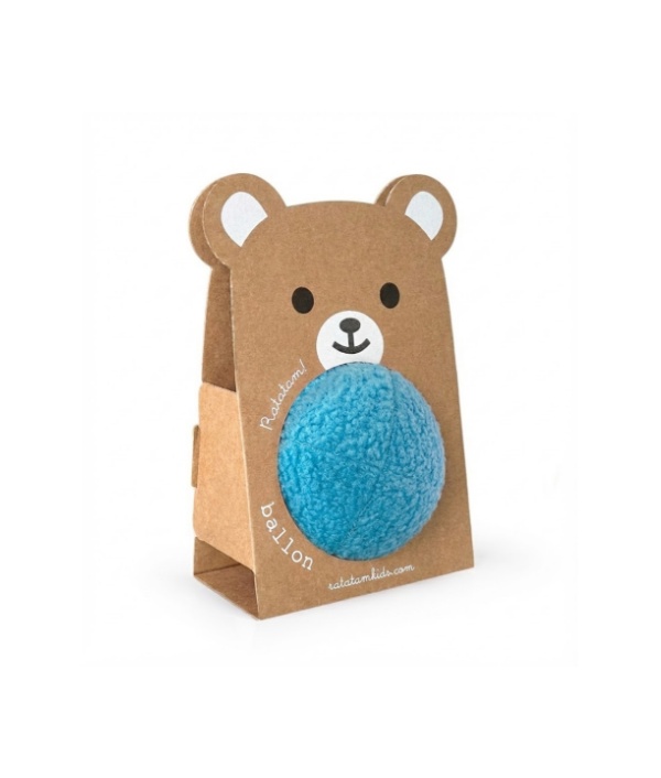 Pelota peluche Azul 12 cm