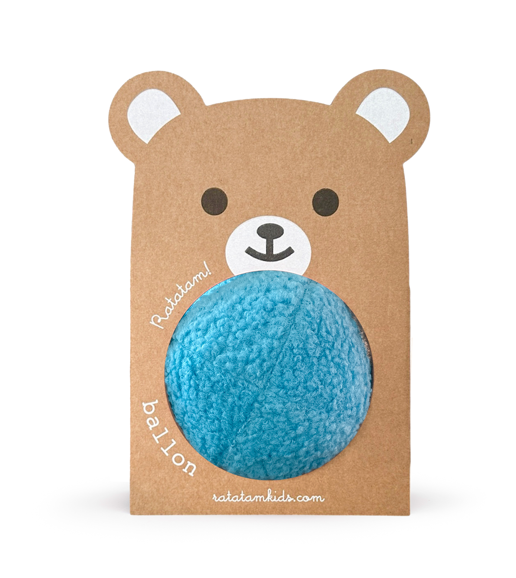 Pelota peluche Azul 12 cm - Imagen 2
