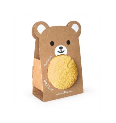 Pelota peluche Amarilla 12 cm