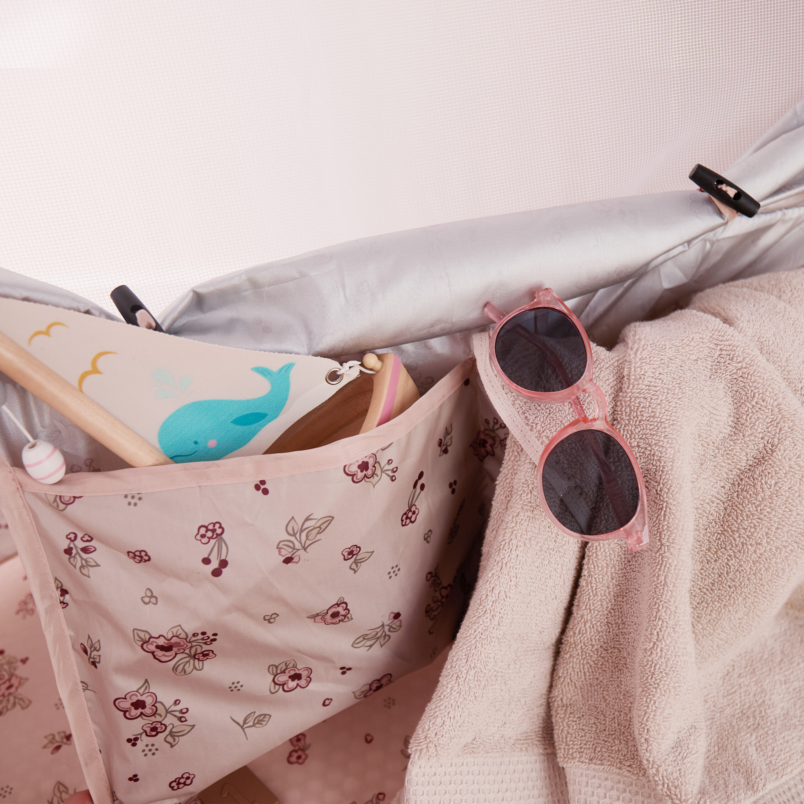 Tienda de playa pop up Dreamy flowers - Imagen 4