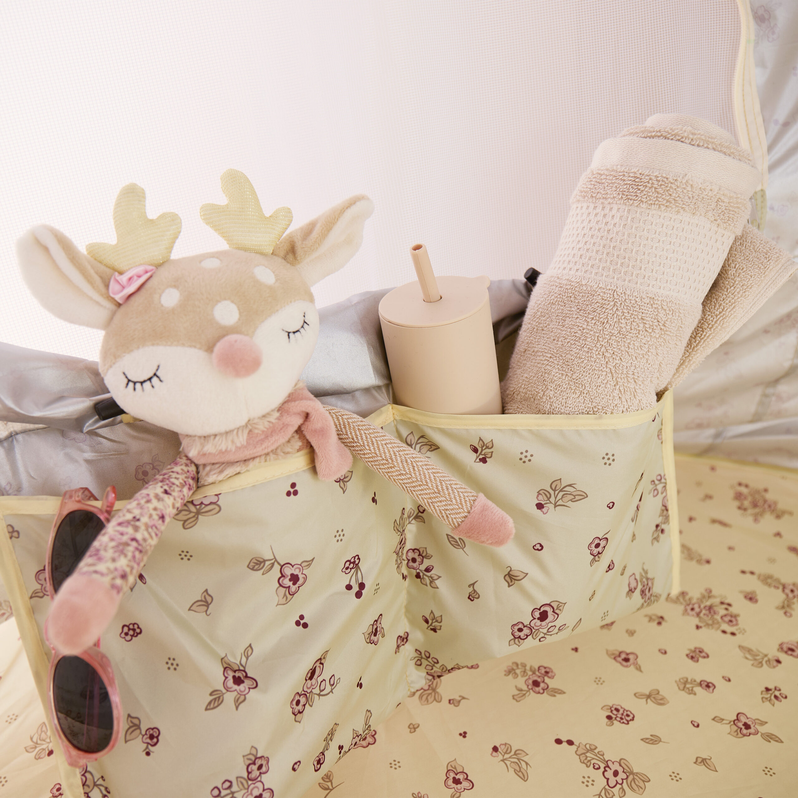 Tienda de playa pop up Vintage flowers - Imagen 5