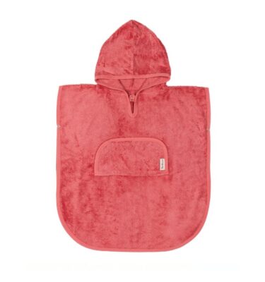 Poncho Feather RASPERRY ROSE